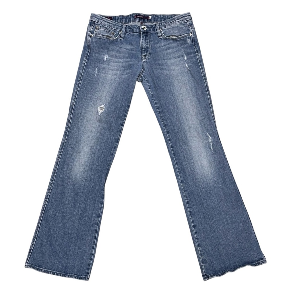 Vigoss The Atlanta Distressed Bootcut Jeans size 11/12 31